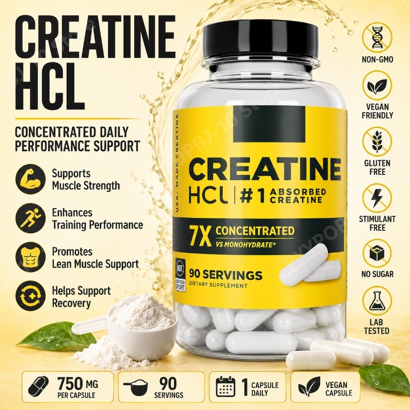 Nutrition Fitness - 크레아틴 HCl 750mg 90캡슐 피트니스 근육