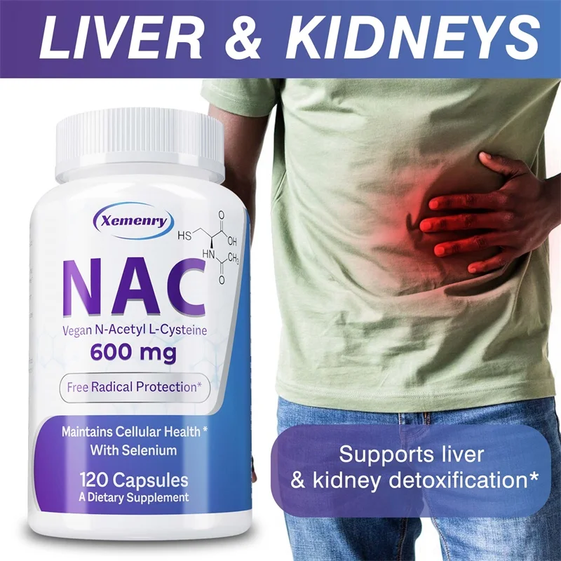 Nac N Acetyl Cysteine - NAC 캡슐 600mg - 피부 건강
