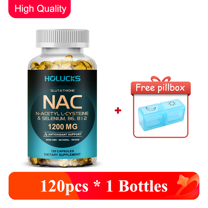 Nac N Acetyl Cysteine - NAC 1200mg 캡슐, 간 건강, 해독,