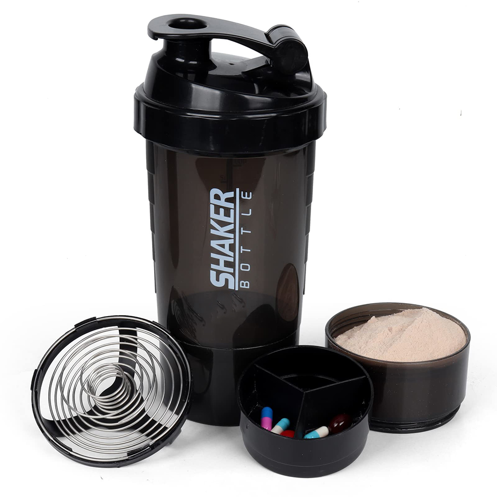 Whey Protein Isolate - 3 층 셰이커 단백질 병 분말