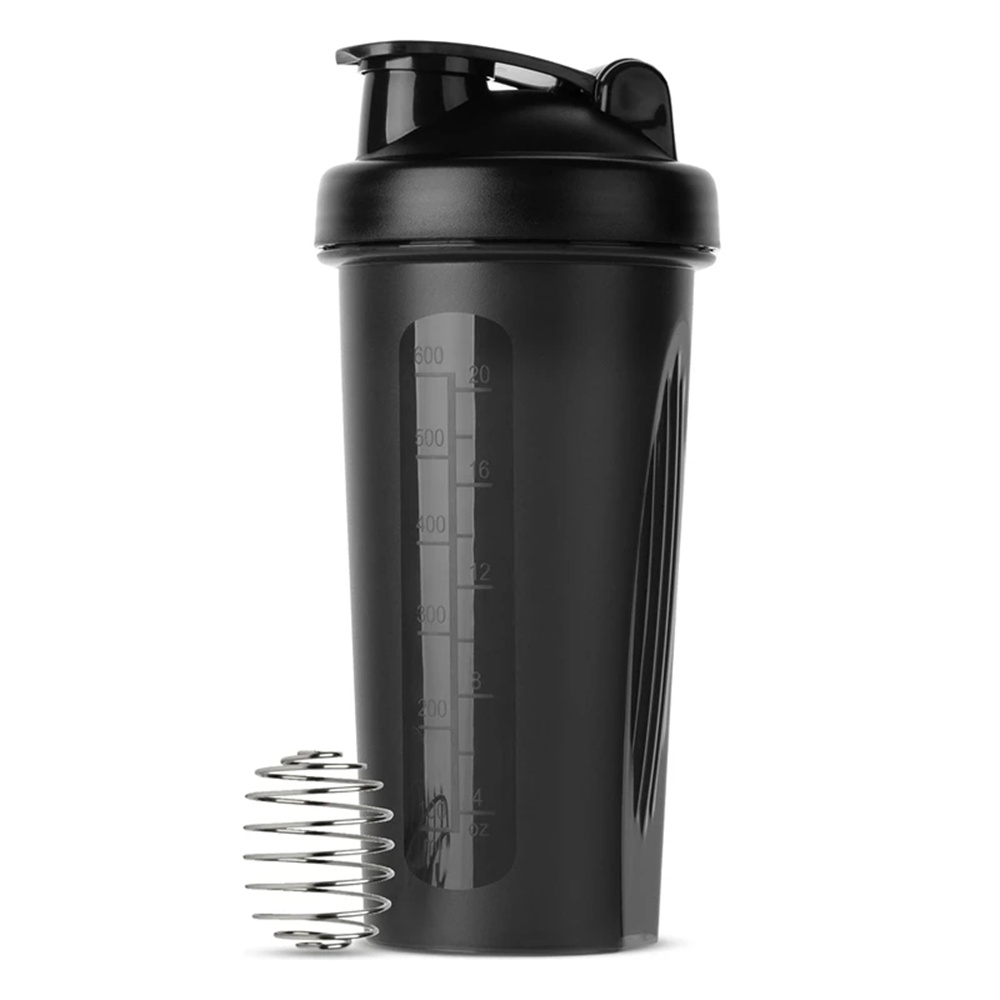 Nutrition And Fitness - 1개 휴대용 단백질 쉐이커 600ml 피트니스