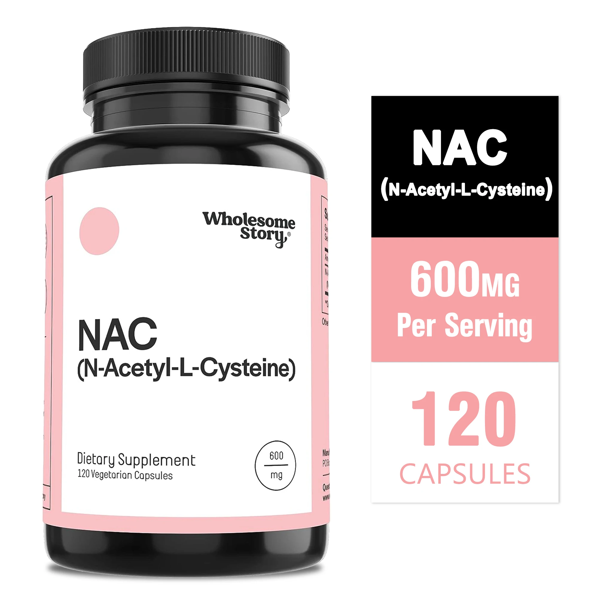 Nac N Acetyl Cysteine - NAC(엔-아세틸 엘-시스테인) 600mg - 항산화 보충제,