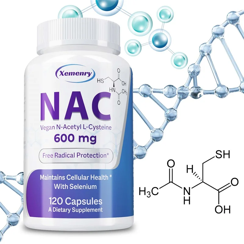 NAC 캡슐 600mg - 피부 건강 지원, 항산화제, - Nac N Acetyl Cysteine 리뷰 및 가격