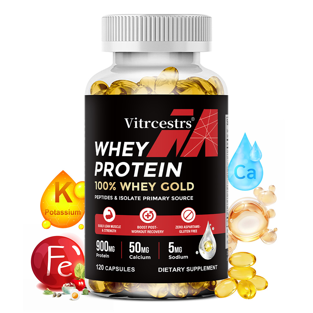 유청 단백질 농축 캡슐 - 900mg 단백질, 운동 후 - Nutrition And Fitness 리뷰 및 가격