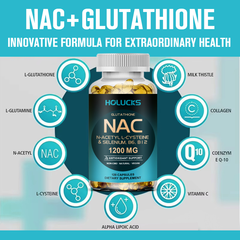 NAC 글루타티온 캡슐 보충제, 간 해독 및 항산화 케 - Nac N Acetyl Cysteine 리뷰 및 가격
