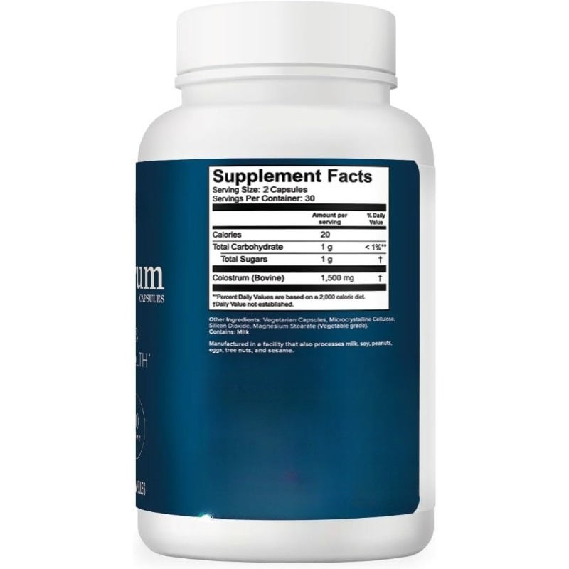 초유 보충제 - 1회 제공량당 1500mg, 면역 지원 - Colostrum Bovine Powder 리뷰 및 가격