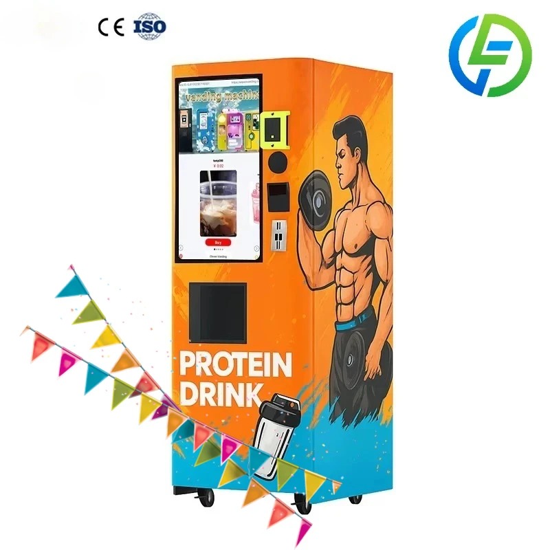 맞춤형 자동 단백질 쉐이크 자판기 스마트 터치스크린 셀 - Nutrition Fitness 리뷰 및 가격